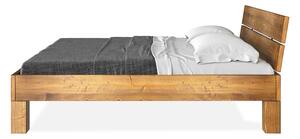 Kétszemélyes ágy CURBY 160x200 tömör vintage lakk