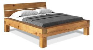 Kétszemélyes ágy CURBY 200x200 tömör lakk