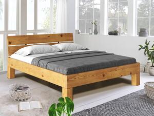 Kétszemélyes ágy CURBY 160x200 tömör lakk