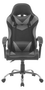 RACING 2021 Irodai szék, szürke-fekete