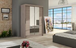 Nagy MIAMI II gardróbszekrény trufla színben, szélessége 120 cm