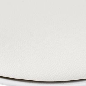 Fehér bőr utánzat állítható magasságú bárszék szett 2 db-os (ülésmagasság 56,5 cm) – Casa Selección