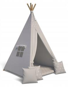 TEEPEE sátor gyermek, 105x140x105, csillagok