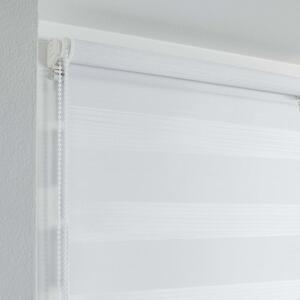 Fehér textil roló nappali-éjszakai 90x180 cm Daynight – douceur d'intérieur