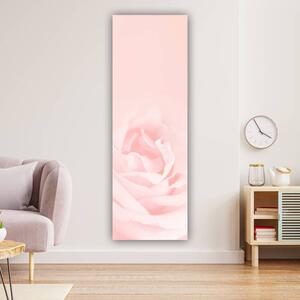 100x40cm Creamy rose függőleges vászonkép
