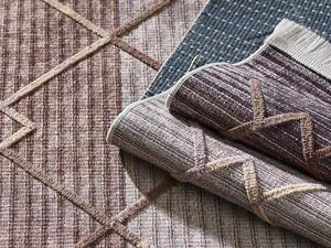 Barna luxusos CAPH csúszásgátlós szőnyeg Méret: 80x150 cm