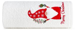 Pamut fehér törölköző karácsonyi manóval Šírka: 50 cm | Dĺžka: 90 cm