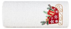 Pamut fehér törölköző karácsonyi szánkó Šírka: 50 cm | Dĺžka: 90 cm