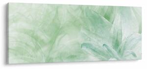 Kép - Zöld virág (120x50 cm)