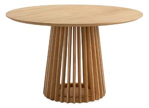 Asztal Springfield 235, Tölgy, 76cm, Közepes sűrűségű farostlemez, Természetes fa furnér, Váz anyaga
