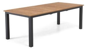 Kerti asztal deNoord 318 75x100cm, Fekete, Barna, Fém