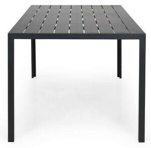 Kerti asztal Cortland 120 74x90cm, Fekete, Fém