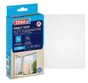 Szúnyogháló, ablakra, tépőzáras, 1,5 x 1,8 m, TESA&reg; Insect Stop, fehér (TE5568000)