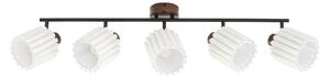 Mennyezeti Lámpa Lindby, Shiloh, dimmable, Fa, Nappali, Szövet / Textília, Modern