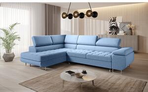 Összecsukható sarok ülőgarnitúra 155 NOAH Jobb Kék