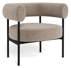 Fotel Norsica 787, Kárpit, 71x79x68cm, Bézs, Fekete