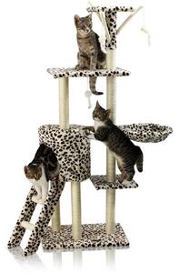 Kaparófa macskáknak Hawaj 138 cm leopárd minta