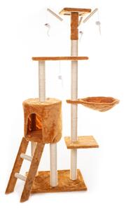 Kaparófa macskáknak Hawaj 138 cm | vörös
