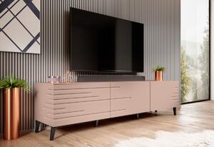 VOLHA TV asztal,186x48x40, rózsaszín