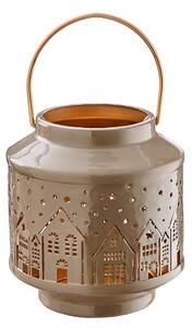 COZY HOME fém lámpás 17 cm, sötétszürke