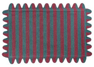VEGAS STRIP pamut alátét 33x49cm , zöld/piros