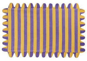 VEGAS STRIP pamut alátét 33x49cm , sárga/lila