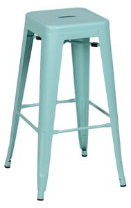 Türkiz fém bárszék szett 2 db-os (ülésmagasság 76,5 cm) – Ixia