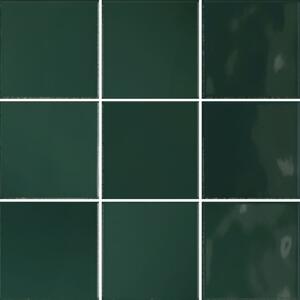 Burkolat Vitra Retromix smaragd zöld 10x10 cm fényes K9484228