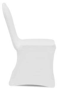 VidaXL 4 db nyújtható szék huzat fehér