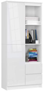 Polc R 80 cm CLP R11 magasfényű fehér