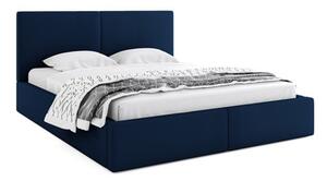 HILTON kárpitozott ágy 140x200 cm Kék