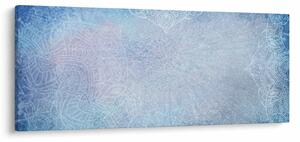 Kép - Mandalák kékszínben (120x50 cm)