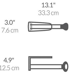 Fali acél papírtörlő tartó - simplehuman