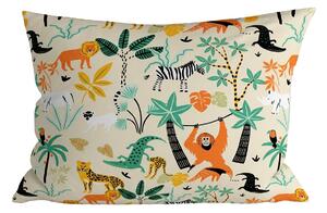Mikroszálas párnahuzat JUNGLE FRIENDS 70x90 cm, színes