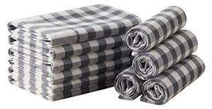Konyharuha CORIVA 50x70 cm szürke, szett 10 db