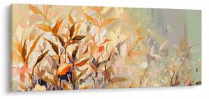 Kép - Festett növények (120x50 cm)