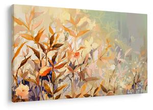 Kép - Festett növények (90x60 cm)