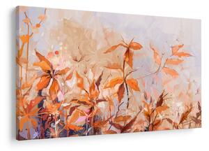 Kép - Festett virágok (90x60 cm)