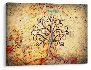 Kép - Mozaik életfa (70x50 cm)