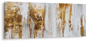 Kép - Arany absztrakció (120x50 cm)
