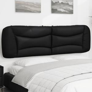 VidaXL fekete műbőr fejtámla párna 180 cm