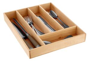 Natúr színű fa evőeszköztartó fiókba 30 x 38 cm – Premier Housewares