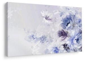 Kép - Virágok, textúrált festmény (90x60 cm)