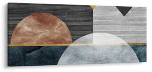 Kép - Formák és textúrák (120x50 cm)