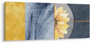 Kép - Formák és a virág (120x50 cm)