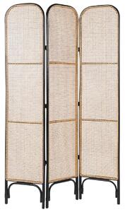 3 paneles térelválasztó POTENZA Világosbarna 105 cm 180 cm