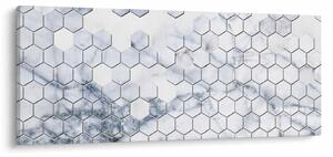 Kép - Márványozott hatszög (120x50 cm)