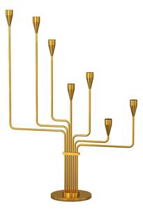 Piet Hein - Karlsvognen Candle Holder H63 Brass - Lampemesteren