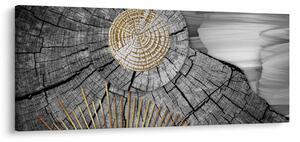 Kép - A fa törzse kollázsban (120x50 cm)