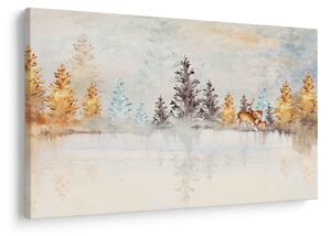 Kép - Akvarell erdő (90x60 cm)